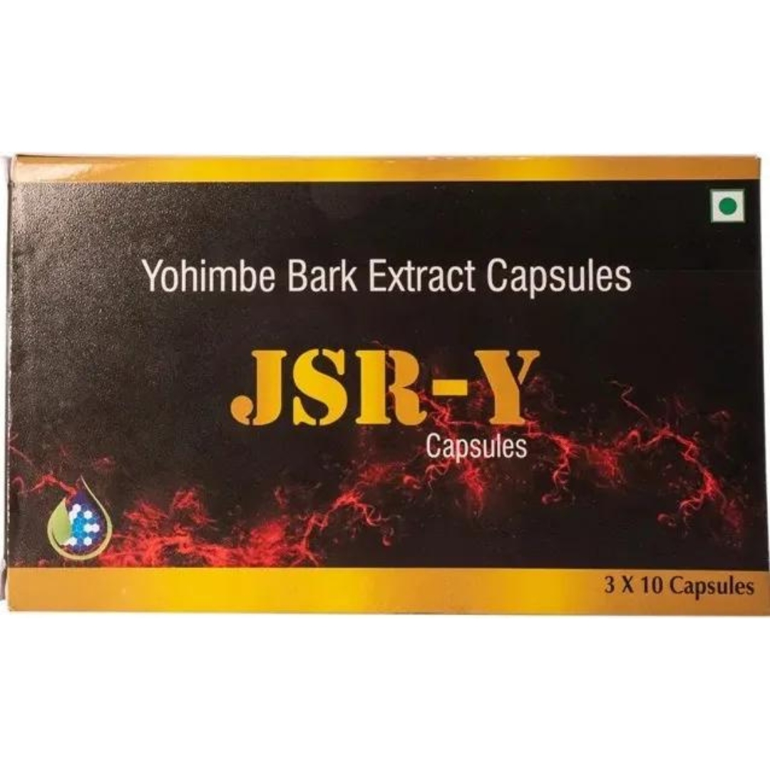 JSR-Y Capsules - Yohimbe Bark Extract capsules 3X10