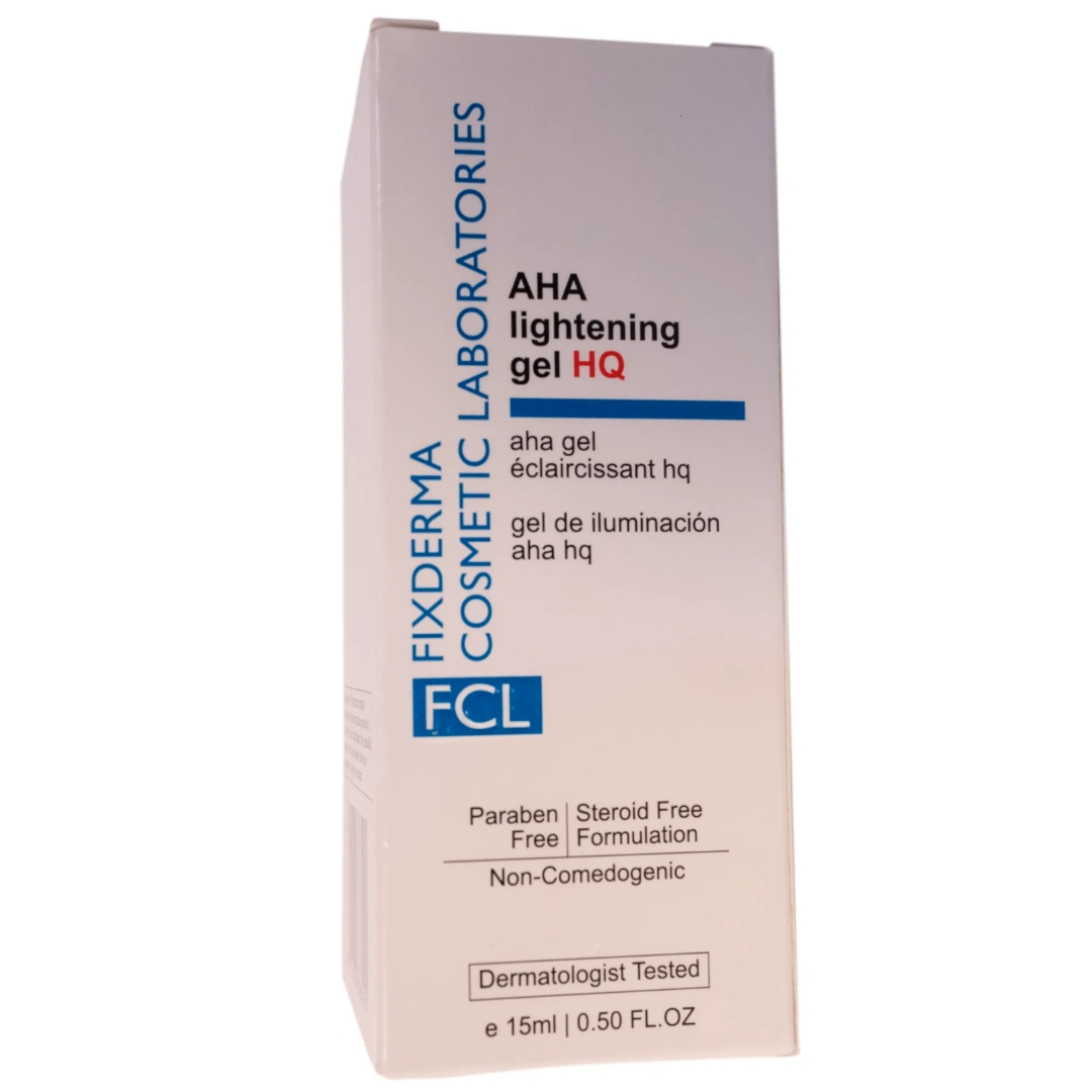 FCL AHA lightening gel HQ for lightening dark spots and hyperpigmentation