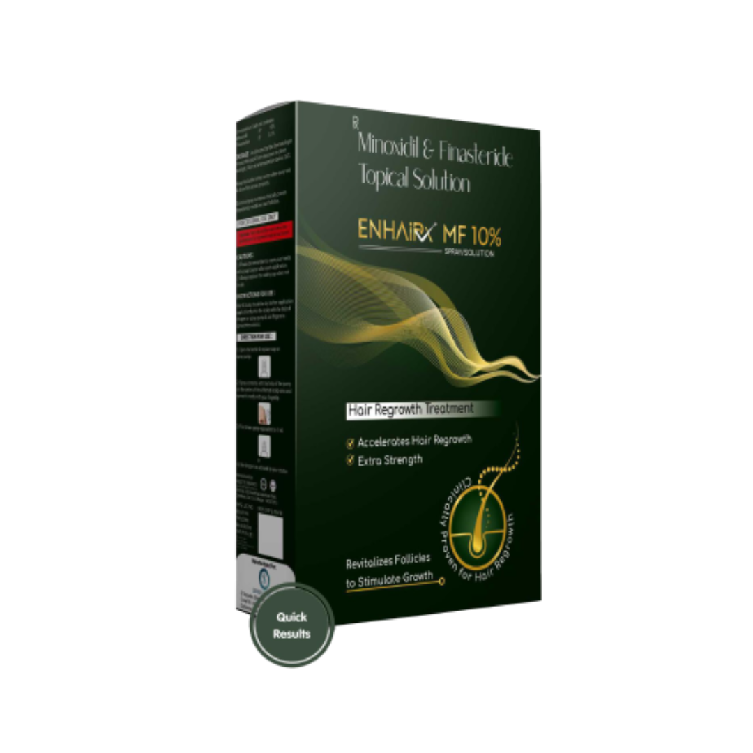ENHAIRX MF 10% - Minoxidil & Finasteride Topical Solution 60 ml (Spray Solution)