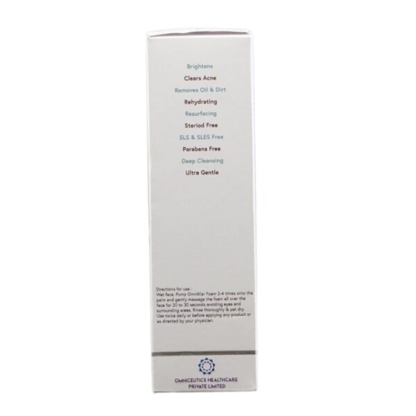 Omniklar Ultra Gentle Foaming and Exfoliating Cleanser 100ml_3