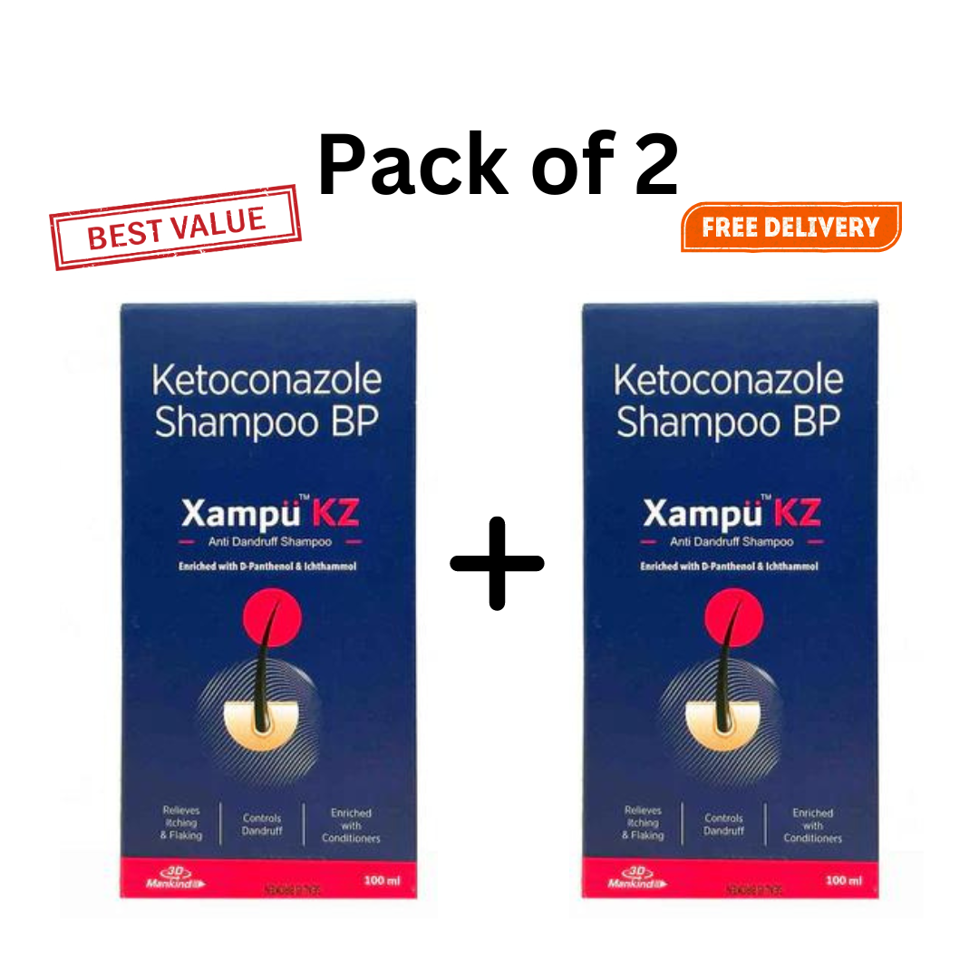 Xampu-KZ Anti-Dandruff ShampooPack of 2